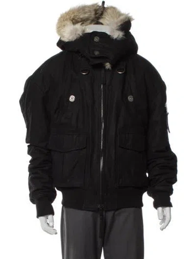 Pre-owned Dsquared2 Bomber Jacket In Black