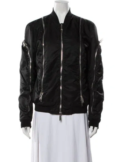 Pre-owned Dsquared2 Bomber Jacket In Black