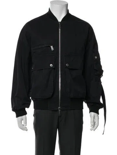Pre-owned Dsquared2 Bomber Jacket In Black