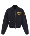 Dsquared2 Bomber Jacket In Blue