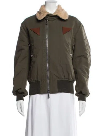 Pre-owned Dsquared2 Bomber Jacket In Green