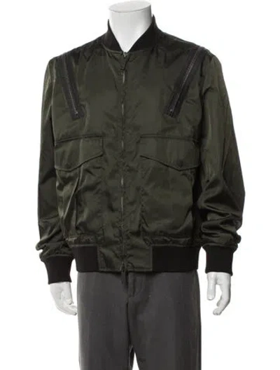 Pre-owned Dsquared2 Bomber Jacket In Green