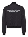 Dsquared2 Bomber In Black