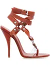 Dsquared2 Bondage Heeled Sandals In Red