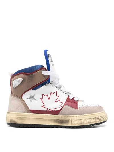 DSQUARED2 ZAPATILLAS - ROJO