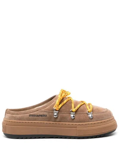 DSQUARED2 DSQUARED2 BOOGIE SUEDE MULES