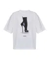 Dsquared2 Boot-print T-shirt In White