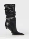 Dsquared2 Ruched Pointed Boots In Black