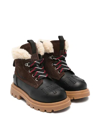 Dsquared2 Kids' Boots With Synthetic Fur In Black