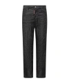 Dsquared2 Medium-rise Flared Jeans In Black