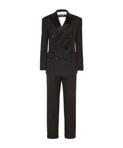DSQUARED2 DSQUARED2 BOSTON DOUBLE-BREASTED SATIN SUIT