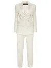 Dsquared2 Boston Double-breasted Suit In White
