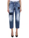 Dsquared2 Paint-splatter Straight-leg Jeans