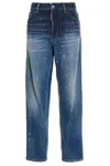 Dsquared2 'boston' Jeans With Faded Wash And Pockets