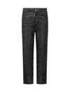 Dsquared2 Medium-rise Flared Jeans In Black