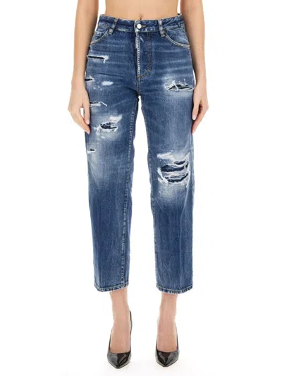 Dsquared2 "boston" Jeans In Blue