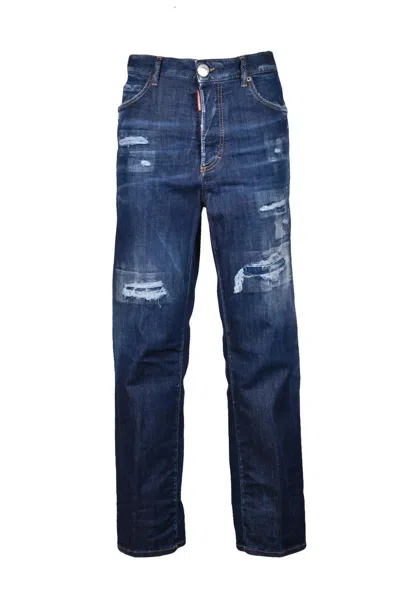 Dsquared2 Boston Jeans - Blue In Multi