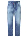 Shop Dsquared2 Boston' Light Blue Denim Jeans