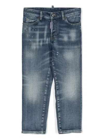 DSQUARED2 BOSTON STRAIGHT-LEG JEANS