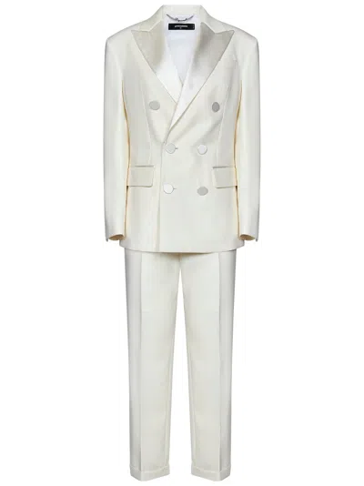 Dsquared2 Boston Suit In White