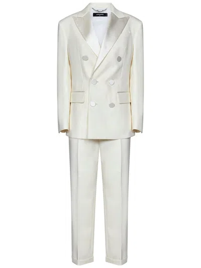 Dsquared2 Boston Suit In White