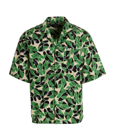 DSQUARED2 DSQUARED2 ALL-OVER PRINTED SHORT-SLEEVED SHIRT