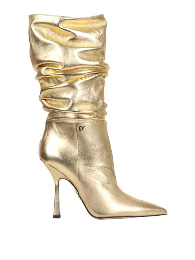 DSQUARED2 BOTAS - DORADO