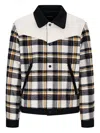 Dsquared2 Dsquared Embroidered Flannel Western Bomber Jacket In Multi