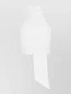 Dsquared2 Bow Detail Cropped Halterneck Sleeveless Top In White