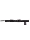 Dsquared2 Thin Black Silk Bow Tie