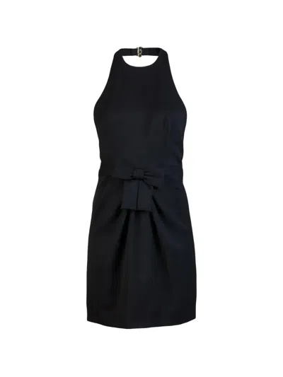 Dsquared2 Bow-embellished Mini Dress In Black