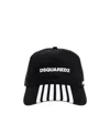 Dsquared2 Classic Black Cap With Logo Embroidery In Black