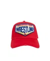 Dsquared2 Boxer Baseball Cap In Red