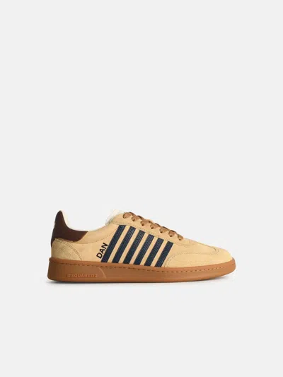 Dsquared2 'boxer' Beige Suede Sneakers