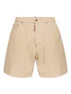 Dsquared2 Belt Loop Shorts In Brown