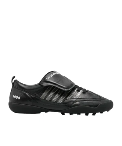 Dsquared2 Boxer Football Sneakers In Black