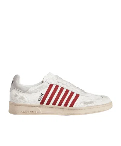 DSQUARED2 DSQUARED2 BOXER VINTAGE LOW-TOP SNEAKERS