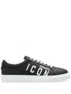 Dsquared2 Icon Logo-print Low-top Sneakers In Black