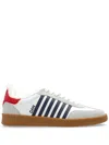 Dsquared2 Man Sneakers Off White Size 8 Calfskin In White