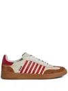 Dsquared2 Almond Toe Low Top Sneakers In Neutrals
