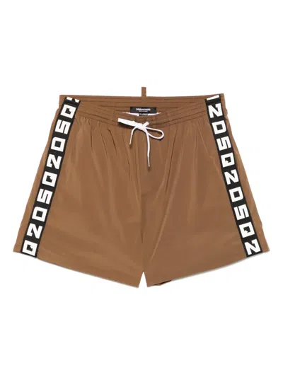 DSQUARED2 BOXER MIDI SWIM SHORTS