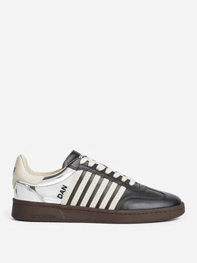Dsquared2 Boxer Sneakers In Brown