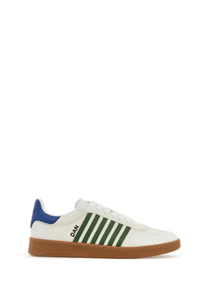 Dsquared2 Boxer Suede Sneakers In Multicolor