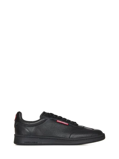 Dsquared2 Boxer Sneakers In Black