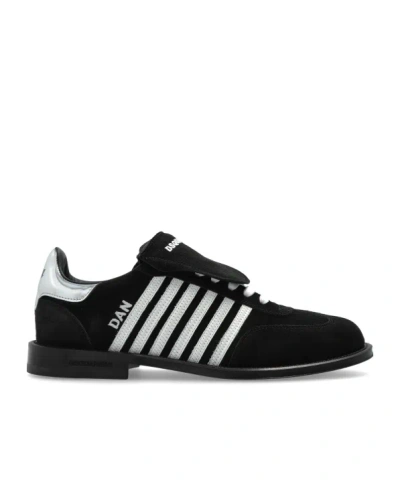 Dsquared2 Boxer Sneakers In Black
