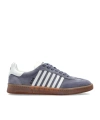 Dsquared2 Dsquared Powder Blue Suede Boxer Sneakers In Gray