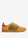 Dsquared2 Lace-up Low-cut Skate Shoes In Logo Printed On The Tongue
