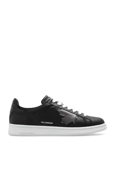 Dsquared2 Boxer Sneakers In Nero