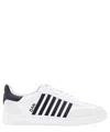 Dsquared2 Low Sole White Denim Sneaker In White