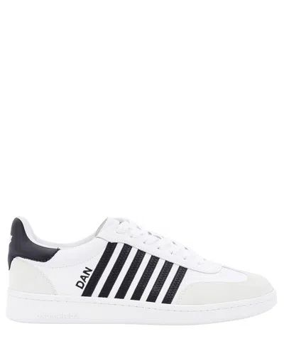 Dsquared2 Boxer Sneakers In White